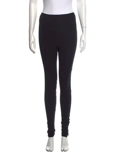 Pre-owned Totême Zip Leggings Skinny Leg Pants In Black
