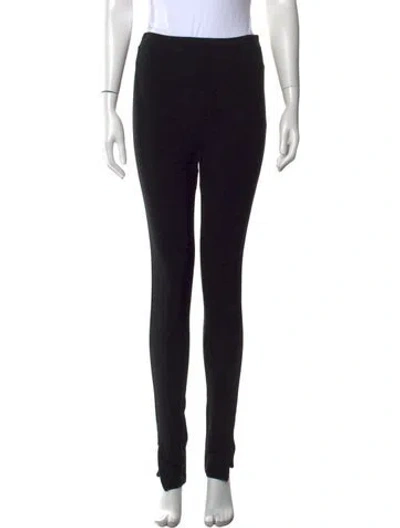 Pre-owned Totême Zip Leggings Skinny Leg Pants In Black