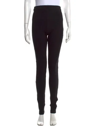 Pre-owned Totême Zip Leggings Skinny Leg Pants In Black