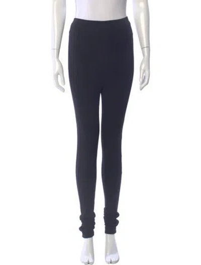 Pre-owned Totême Zip Leggings Skinny Leg Pants In Blue