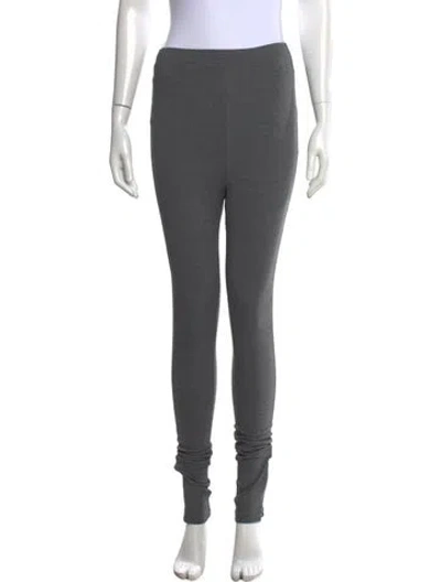 Pre-owned Totême Zip Leggings Skinny Leg Pants In Gray