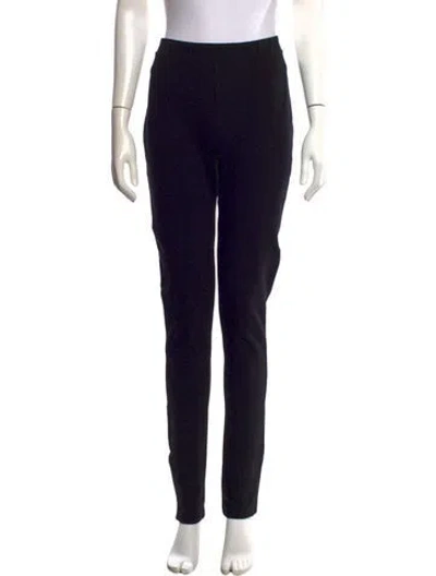 Pre-owned Totême Zip Leggings Straight Leg Pants In Black