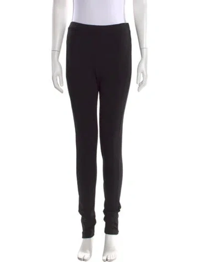 Pre-owned Totême Zip Skinny Leg Pants In Black