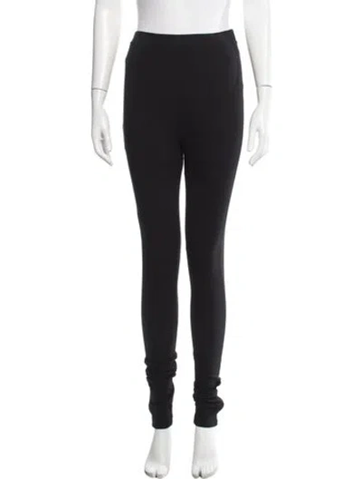 Pre-owned Totême Zip Skinny Leg Pants In Black