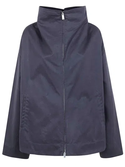 Totême "zipped Country" Jacket In Blue