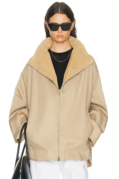 Totême Zipped Country Jacket In Neutral