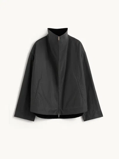 Totême Zipped Country Jacket Washed Black Eu34
