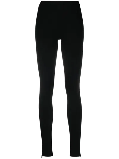 Totême Toteme Zipped Leggings In Black