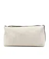 Totême Zipper Clutch In Silver