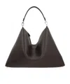 Totême Bevel Triangular Zip-top Tote Bag In Black