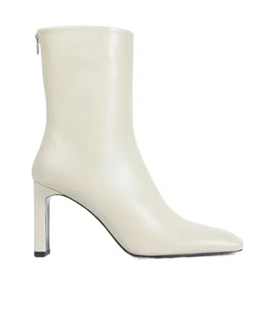 Totême Nappa Ankle Boots 85 In Animal Print