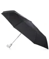 Totes Water Repellent Auto Open Close Folding Umbrella With Sunguard In Black