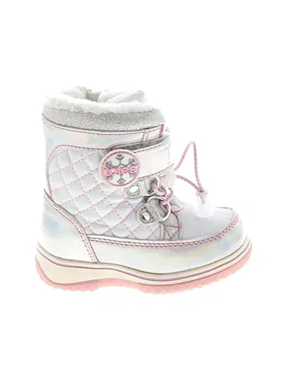 Pre-owned Totes Kids' Boots In Silver
