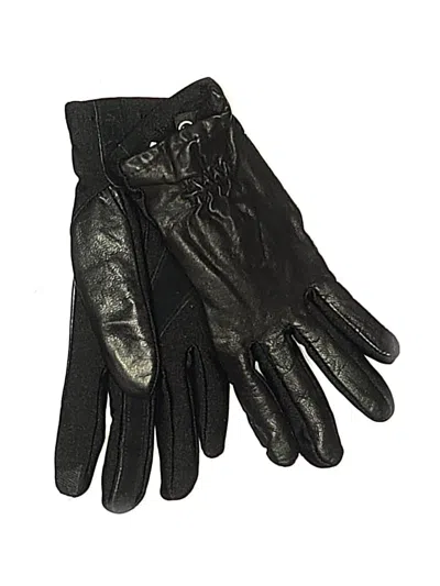 Pre-owned Totes Isotoner Gloves In Black