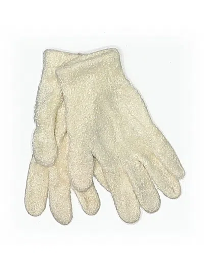 Pre-owned Totes Isotoner Gloves In White