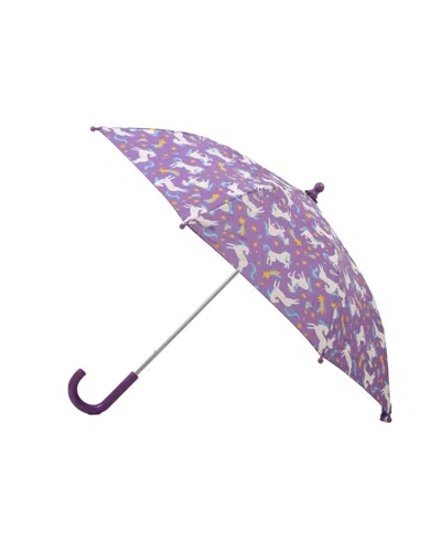 Totes Kid's Color Changing Umbrella In Star Unicorn