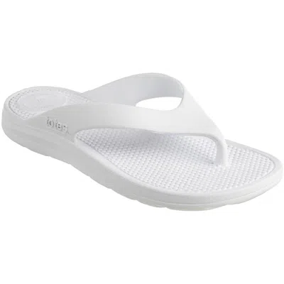 Totes Lightweight Sol Bounce Ara Womens Slip On Casual Flip-flops In White