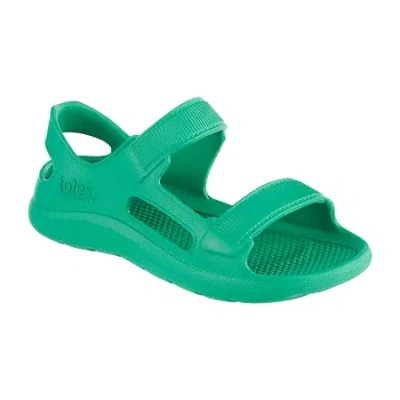 Totes Little & Big Kid Unisex Everywhere Sport Slide Sandals In Green