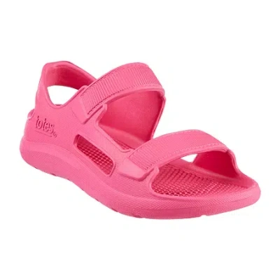 Totes Little & Big Kid Unisex Everywhere Sport Slide Sandals In Pink