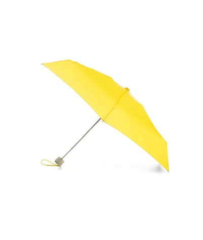 Totes Mini Manual Open/close Umbrella In Lemonade In Yellow