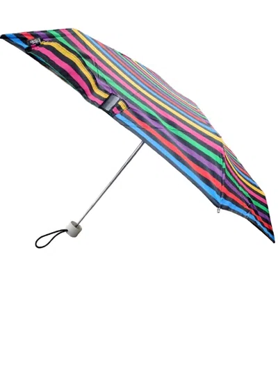 Totes Mini Manual Open/close Umbrella In Stripe Hue In Multi