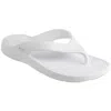 Totes Lightweight Sol Bounce Ara Womens Slip On Casual Flip-flops In White