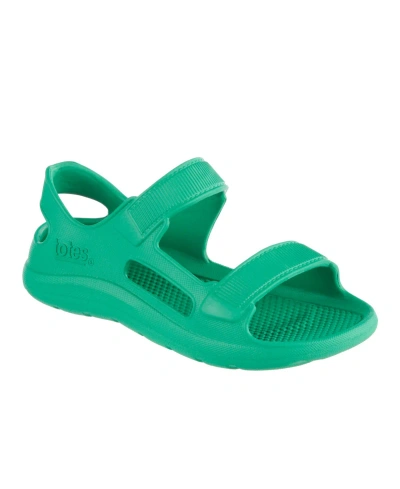 Totes Toddler Kids Everywear Molded Sport Sandals In Green
