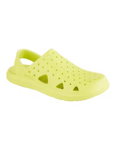 Totes Toddler Kids Lightweight Sol Bounce Splash And Play Clogs In Vivid Charteuse