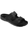 Totes Ts14 Womens Slip On Round Toe Slide Sandals In Black
