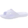 Totes Ts17 Womens Slip On Open Toe Slide Sandals In White