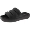 Totes Ts24 Womens Slip On Open Toe Slide Sandals In Black