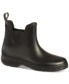 Totes Womens Stretch Manmade Rain Boots In Black