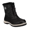Totes Womens Adrian Waterproof Insulated Flat Heel Winter Boots In Black