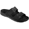 Totes Ts14 Womens Slip On Round Toe Slide Sandals In Black