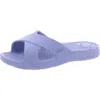 Totes Ts17 Womens Slip On Open Toe Slide Sandals In Blue
