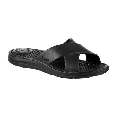 Totes Womens  Sandals Slide Sandals In Black