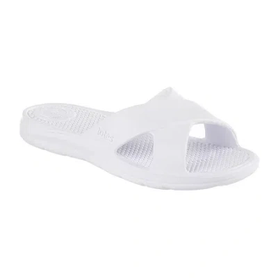 Totes Womens  Sandals Slide Sandals In White