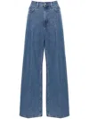 Totême Toteme Women Wide-leg Dennim Jeans In Blue