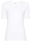 Totême Toteme Classic Rib Tee In White