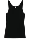 Totême Toteme Compact Knit Tank In Black  