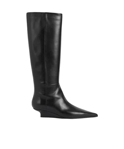 TOTÊME TOTÊME WEDGE HEEL KNEE HIGHT BOOTS