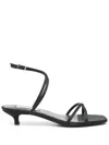 Totême Leather Crossover Heeled Sandals 35