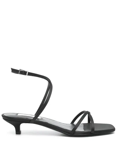 TOTÊME 50MM SATIN CROSSOVER SANDALS