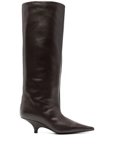 TOTÊME 55MM THE WEDGE-HEEL BOOTS