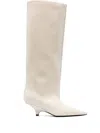 Totême 60mm The Wedge-heel Boot In Neutrals