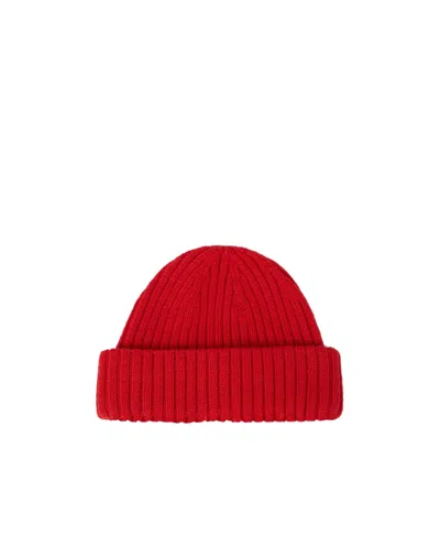 Totême A Flanged Hat In Red