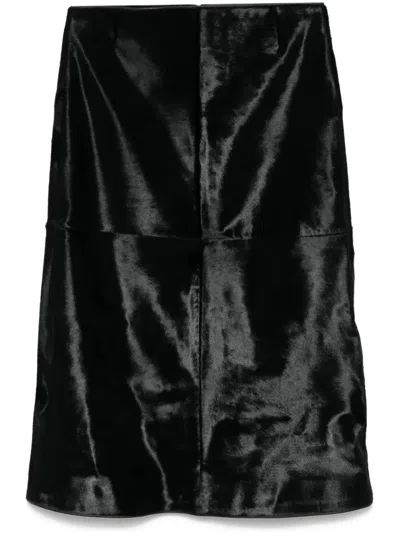 TOTÊME A-LINE MIDI SKIRT