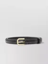 Totême Adjustable Slim Leather Belt With Punched Holes