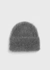 Totême Alpaca Knit Beanie Dark Grey Melange In Dark Grey Melange