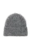 Totême Alpaca Knit Beanie In Grey